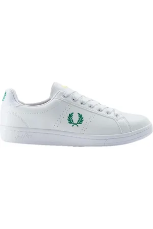 Fred Perry Homme, Chaussures, Blanc, Taille: 44 EU Baskets