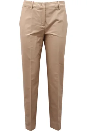 Max Mara Femme, Pantalons, , Taille: 36 FR Nadia pantalon en coton/soie avec poches