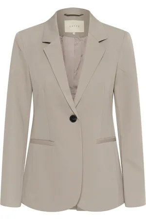 Kaffe Femme, Vestes, Gris, Taille: 44 FR Blazer Veste Elephant Skin Melange