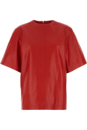 CO Femme, Tops, Rouge, Taille: 38 FR llection de Chemises Oversize