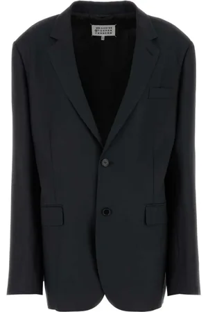 Maison Margiela Femme, Vestes, Noir, Taille: 36 FR Blazer Oversize en Mohair Noir