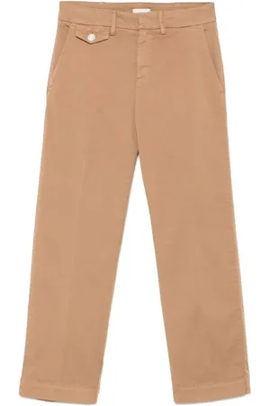 Liu Jo Femme, Pantalons, Brun, Taille: W28 Pantalon Chino Beige Évasé