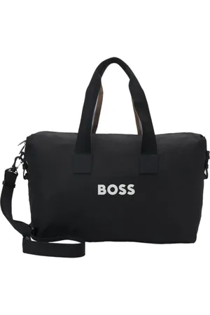 HUGO BOSS Homme, Sacs, Noir, Taille: ONE Size Sac de voyage en polyester avec sangle ajustable