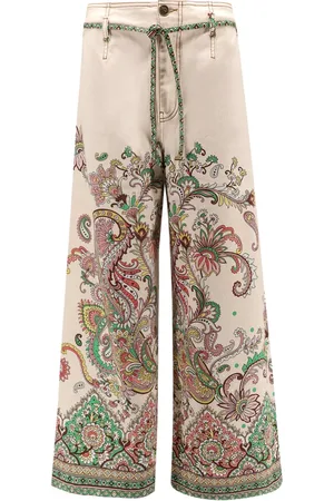 Etro Femme, Jeans, Multicolore, Taille: W26 Fleurs Taille Pantalon MultiCouleur