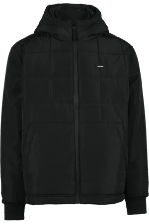 Calvin Klein Homme, Vestes, Noir, Taille: L Doudoune avec fermeture éclair