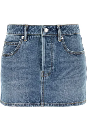 Alexander Wang Femme, Jupes, Bleu, Taille: W27 Mini Jupe Hotfix Mesh Undie