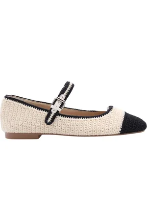 Bibi Lou Femme, Chaussures, Blanc, Taille: 40 EU Élégantes Chaussures de Ballerine Lana Del Rey