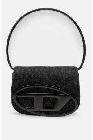 Diesel Unisex, Sacs, Noir, Taille: ONE Size Sac à bandoulière en denim Modèle 1DR