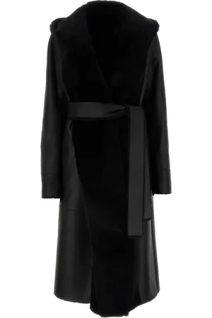 Salvatore Ferragamo Femme, Manteaux, Noir, Taille: 36 FR Collection de Manteaux d