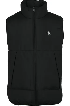 Calvin Klein Homme, Vestes, Noir, Taille: M Gilet matelassé avec fermeture éclair