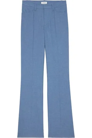 Zadig & Voltaire Femme, Pantalons, Bleu, Taille: 40 FR Pantalon Élégant