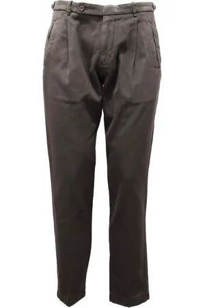 Berwich Homme, Pantalons, Gris, Taille: L Pantalon Bibliotheca fabriqué en Italie