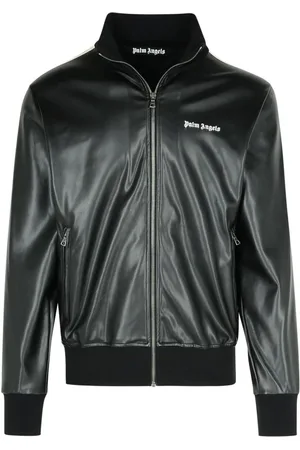 Palm Angels Homme, Vestes, Noir, Taille: S Veste de survêtement