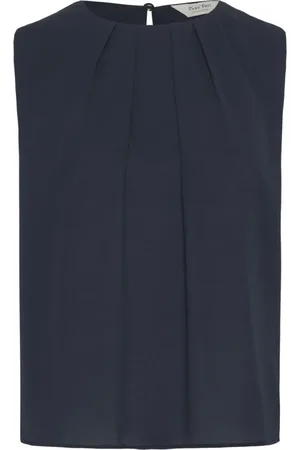Part Two Femme, Tops, Bleu, Taille: 46 FR Haut Féminin avec Col Rond