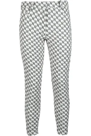 Elisabetta Franchi Femme, Pantalons, Noir, Taille: 42 FR Pantalon élégant en tissu extensible