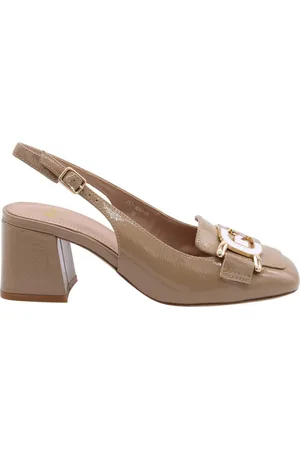 Nathan-Baume Femme, Chaussures, Brun, Taille: 36 EU Élégantes Sandales Slingback Collection Isabella