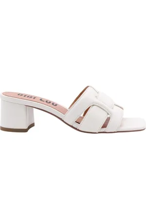 Bibi Lou Femme, Chaussures, Blanc, Taille: 39 EU Mules Élégantes