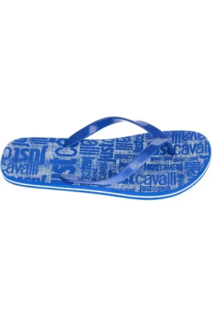 Roberto Cavalli Homme, Chaussures, Bleu, Taille: 43 EU Sandale EVA Bleu Clair pour Homme