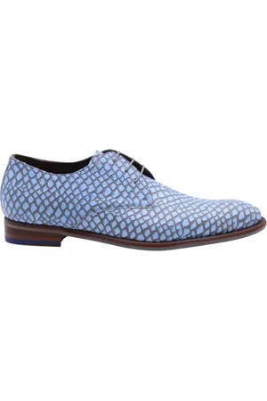 Floris van Bommel Homme, Chaussures, Bleu, Taille: 42 EU Chaussure Décontractée à Lacets