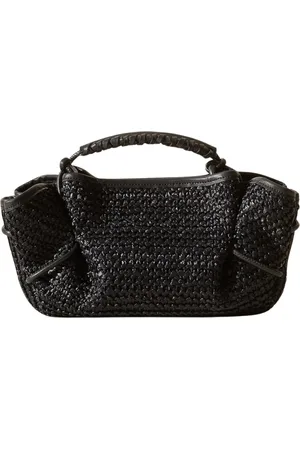 Hereu Femme, Sacs, Noir, Taille: ONE Size Mini Sac Raphia