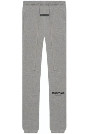 FEAR OF GOD Homme, Pantalons, Gris, Taille: L Pantalon de Survêtement Avoine Foncé Élégant Confortable