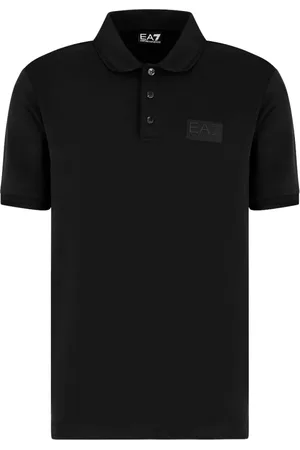 EA7 Homme, Tops, Noir, Taille: XL Collection de T-shirts et Polos noirs