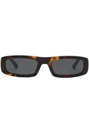 Ami Femme, Accessoires, Brun, Taille: ONE Size Lunettes de soleil rectangulaires