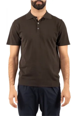 Daniele Fiesoli Homme, Tops, Brun, Taille: M Polo Élégant