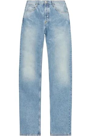 The Attico Femme, Jeans, Bleu, Taille: W29 Élégant Pantalon Long en Coton