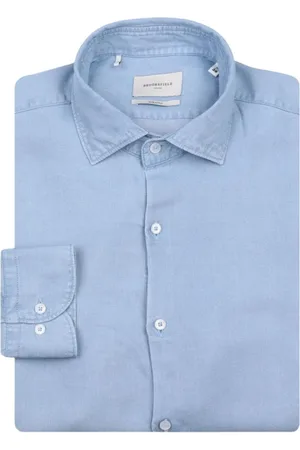 BROOKSFIELD Homme, Chemises, Bleu, Taille: 4XL Chemise Bleu Clair pour Homme