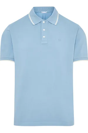 Jacob Cohen Homme, Tops, Bleu, Taille: XL Polo en Coton Brodé