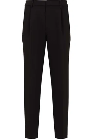 Emporio Armani Homme, Pantalons, Noir, Taille: L Pantalon Homme en Polyester avec Logo