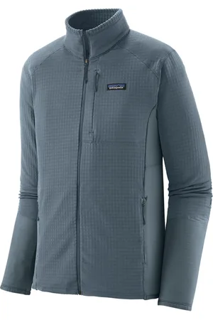 Patagonia Homme, Sport, Gris, Taille: 42 FR Veste UTB R1 pour aventures en plein air