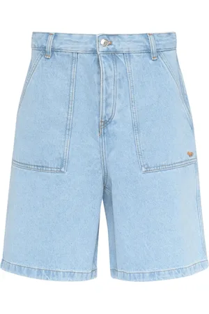 Maison Kitsuné Homme, Shorts, Bleu, Taille: W32 Denim Worldwear Shorts