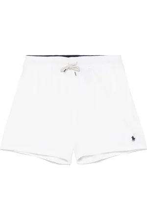 Ralph Lauren Homme, Maillots de bain, Blanc, Taille: L Vêtements de mer blancs pour hommes