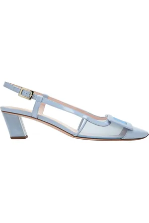 Roger Vivier Femme, Chaussures, Bleu, Taille: 38 EU Chic Slingback Flats