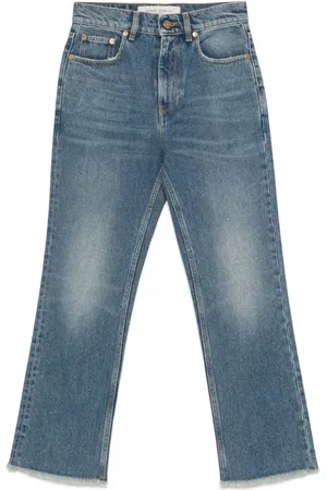 Golden Goose Femme, Jeans, Bleu, Taille: W27 Jean Femme Bleu Crop