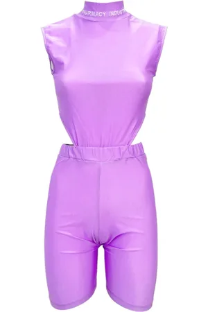 PHARMACY INDUSTRY Femme, Combinaisons et Ensembles, Violet, Taille: 40 FR Combinaison Femme Sans Manches en Lycra