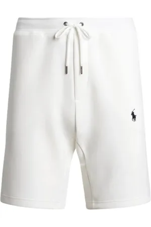 Ralph Lauren Homme, Shorts, Blanc, Taille: XS Short en maille double en mélange coton