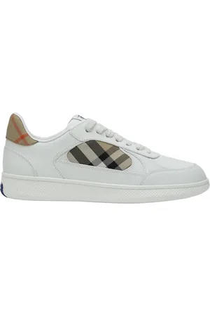 Burberry Femme, Chaussures, Blanc, Taille: 36 EU Baskets Terrasse Basse