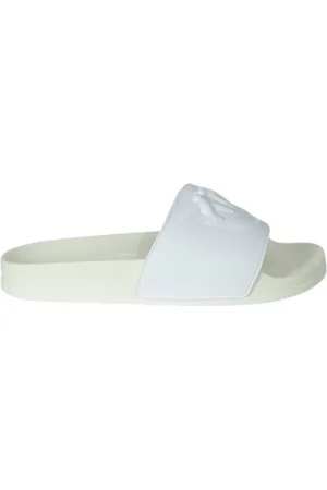 Pinko Homme, Chaussures, Blanc, Taille: 39 EU Sandale de plage et de piscine