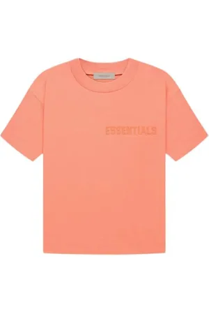 FEAR OF GOD Homme, Tops, Rose, Taille: S T-shirt Essentiel Corail Style Confort
