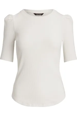 Ralph Lauren Femme, Tops, Blanc, Taille: 40 FR Lauren T-shirts et Polos Blancs