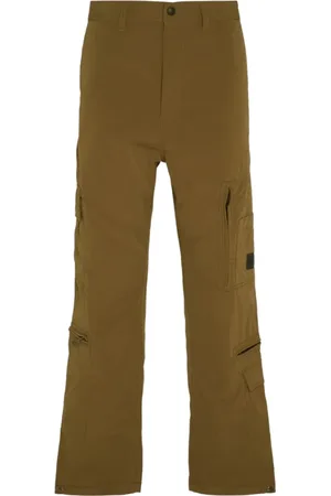 HUGO BOSS Homme, Pantalons, Vert, Taille: L Pantalon Cargo en Polyester avec Logo