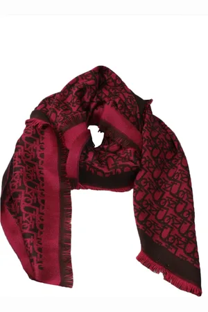 Pinko Femme, Accessoires, Multicolore, Taille: ONE Size Écharpe en Laine à Logo Effiloché