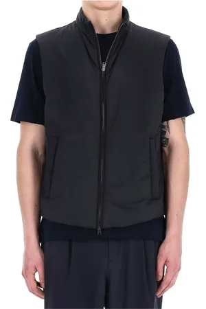 HERNO Homme, Vestes, Bleu, Taille: M Gilet Bleu Nylon Léger Écologique