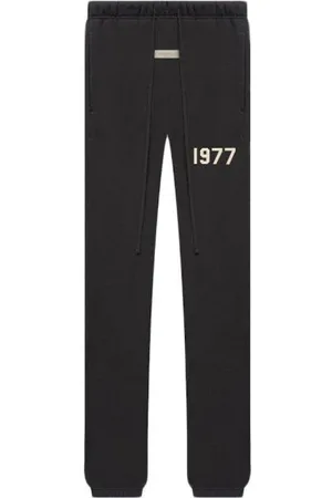 FEAR OF GOD Homme, Pantalons, Noir, Taille: S Pantalon de Survêtement 1977 Iron Améliorez Look Athleisure