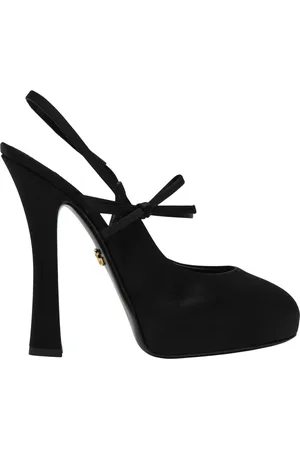 Dolce & Gabbana Femme, Chaussures, Noir, Taille: 39 EU Chaussures Chic Slingback Alta