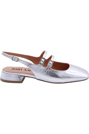 Bibi Lou Femme, Chaussures, Gris, Taille: 36 EU Nicky JAM Slingback Chaussures