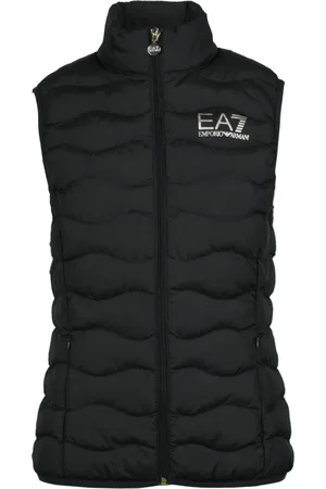EA7 Femme, Vestes, Noir, Taille: 38 FR Puffer Vest